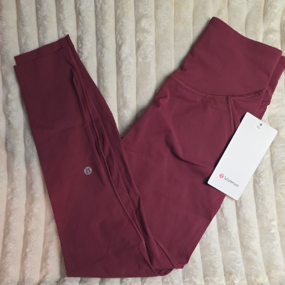 lululemon athletica High-Rise Leggings in Burgundy